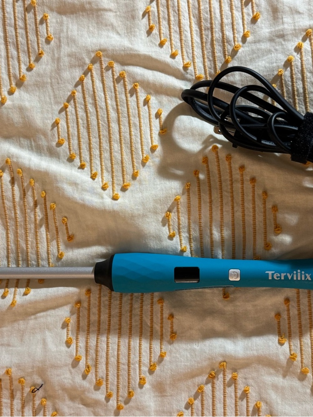 Blue Women's Curling Wand - Professional Hair Tool